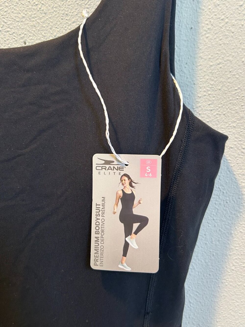 Full Length Crane Elite Premium Bodysuit Black S